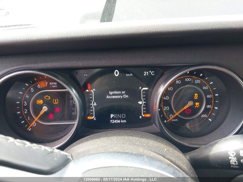 2019 Jeep Wrangler Unlimited Sahara VIN: 1C4HJXEN5KW522054 Lot: 12008660