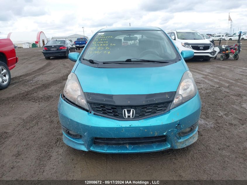 2014 Honda Fit VIN: LUCGE8H75E3001100 Lot: 12008672
