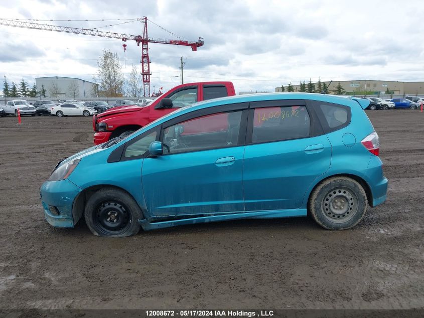 2014 Honda Fit VIN: LUCGE8H75E3001100 Lot: 12008672