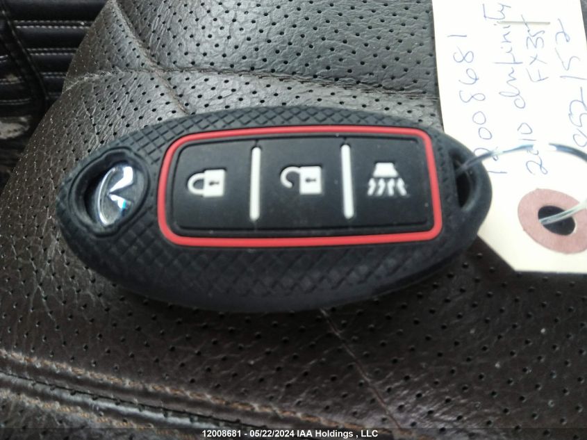 2010 Infiniti Fx35 VIN: JN8AS1MW5AM852152 Lot: 12008681