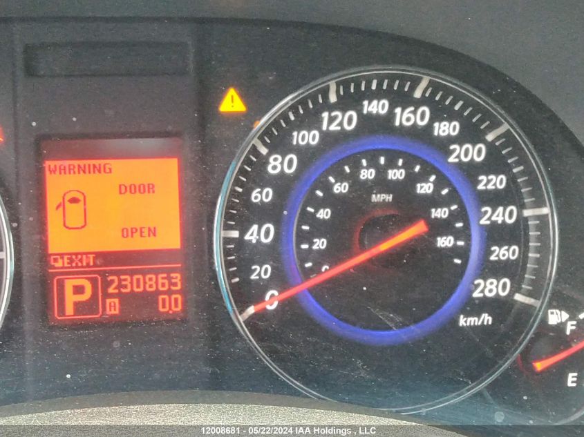 2010 Infiniti Fx35 VIN: JN8AS1MW5AM852152 Lot: 12008681