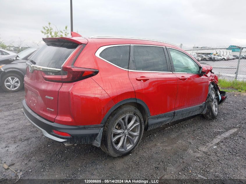 2021 Honda Cr-V Sport VIN: 2HKRW2H41MH233466 Lot: 12008685