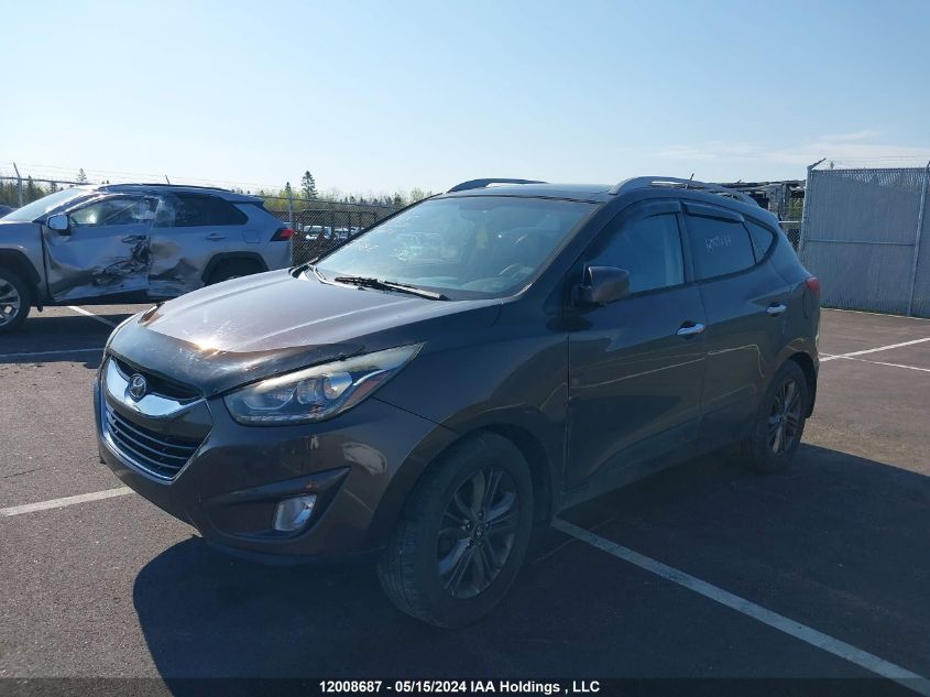 2015 Hyundai Tucson Gls VIN: KM8JUCAG6FU989716 Lot: 12008687