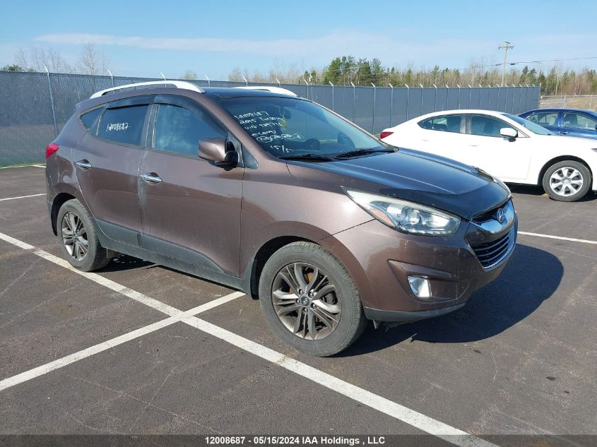 2015 Hyundai Tucson Gls VIN: KM8JUCAG6FU989716 Lot: 12008687