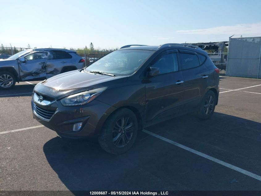 2015 Hyundai Tucson Gls VIN: KM8JUCAG6FU989716 Lot: 12008687