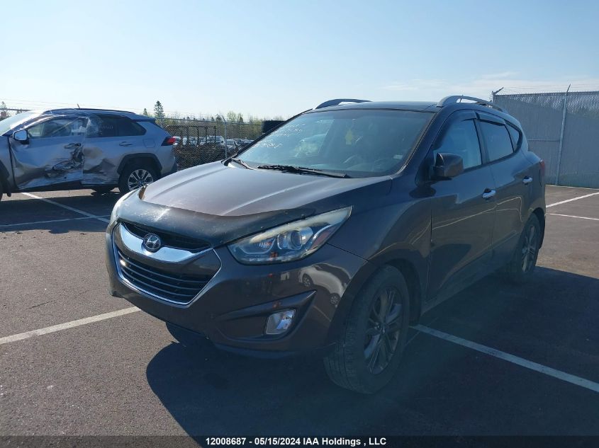 2015 Hyundai Tucson Gls VIN: KM8JUCAG6FU989716 Lot: 12008687