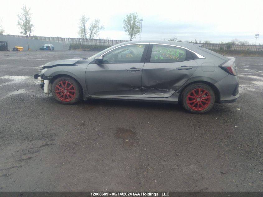 2019 Honda Civic Lx VIN: SHHFK7H36KU304397 Lot: 12008689