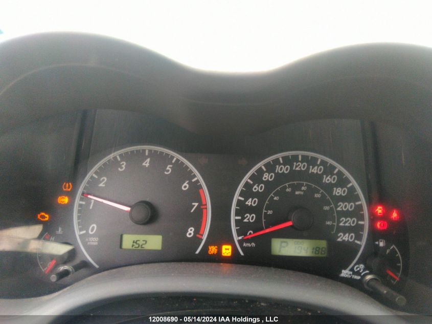 2010 Toyota Corolla S/Le/Xle VIN: 2T1BU4EEXAC215577 Lot: 12008690