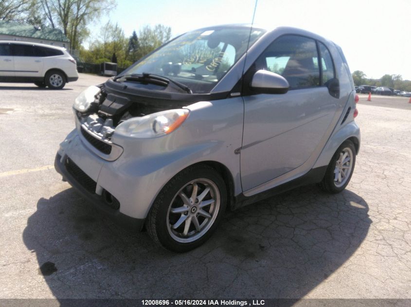 2008 Smart Fortwo Pure/Passion VIN: WMEEJ31X78K166629 Lot: 12008696