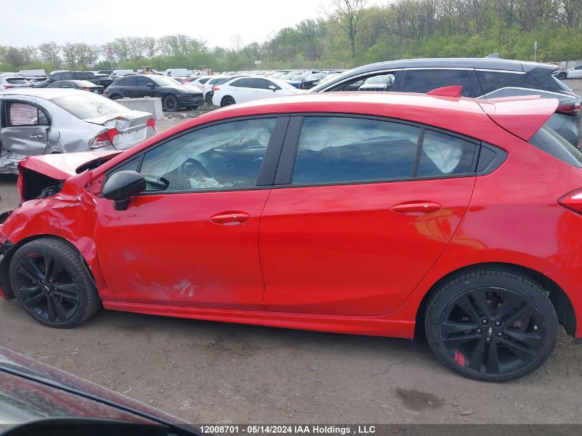 2018 Chevrolet Cruze Lt VIN: 3G1BE6SM8JS585460 Lot: 12008701