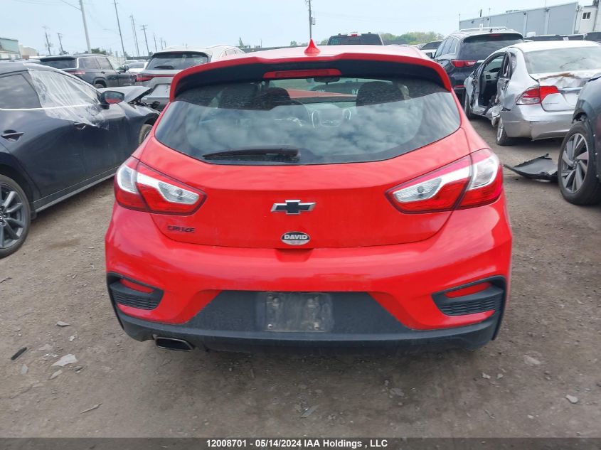 2018 Chevrolet Cruze Lt VIN: 3G1BE6SM8JS585460 Lot: 12008701