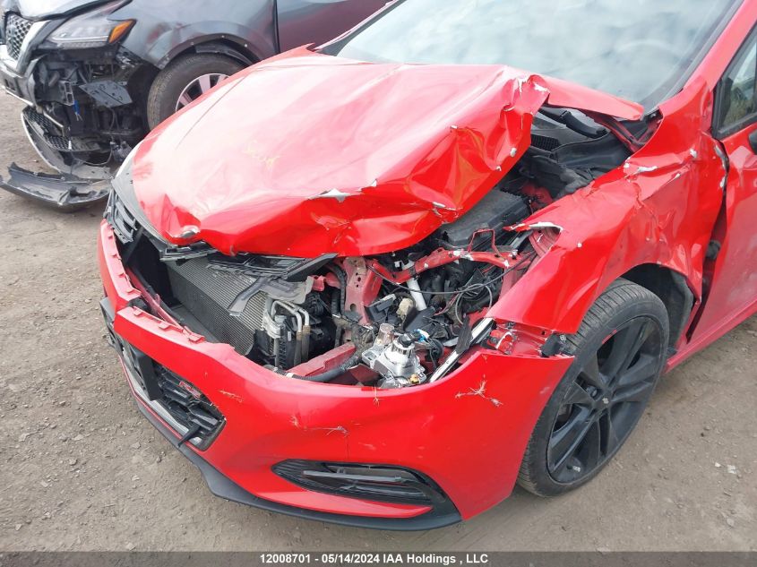 2018 Chevrolet Cruze Lt VIN: 3G1BE6SM8JS585460 Lot: 12008701