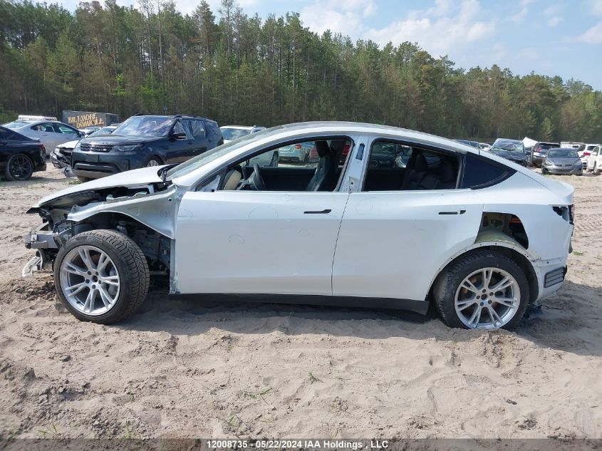 2020 Tesla Model Y VIN: 5YJYGDEE9LF045194 Lot: 12008735