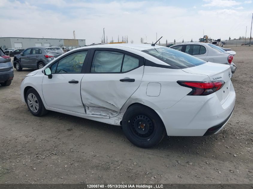 2024 Nissan Versa S VIN: 3N1CN8DV2RL846412 Lot: 12008740