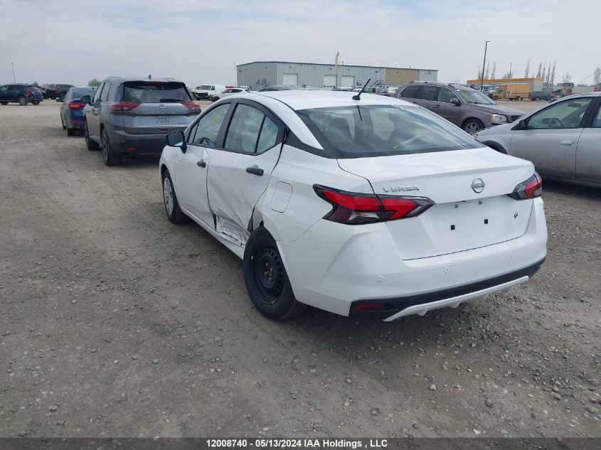 2024 Nissan Versa S VIN: 3N1CN8DV2RL846412 Lot: 12008740