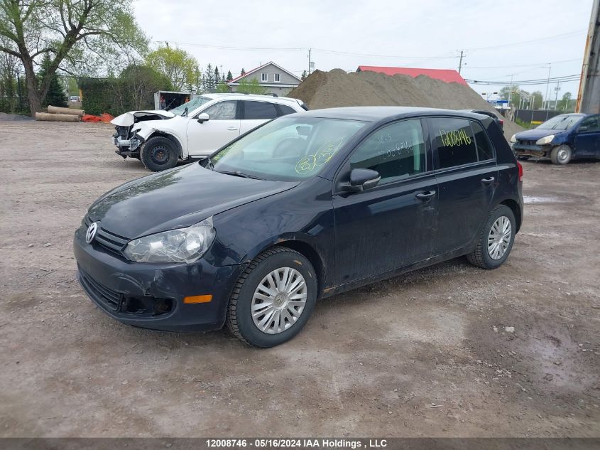 2013 Volkswagen Golf VIN: WVWCA7AJ4DW077645 Lot: 12008746