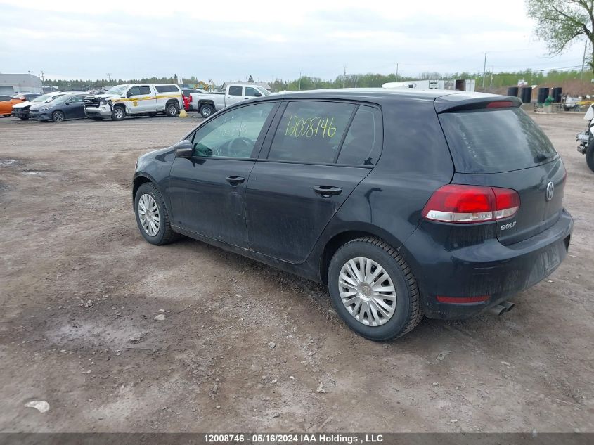 2013 Volkswagen Golf VIN: WVWCA7AJ4DW077645 Lot: 12008746