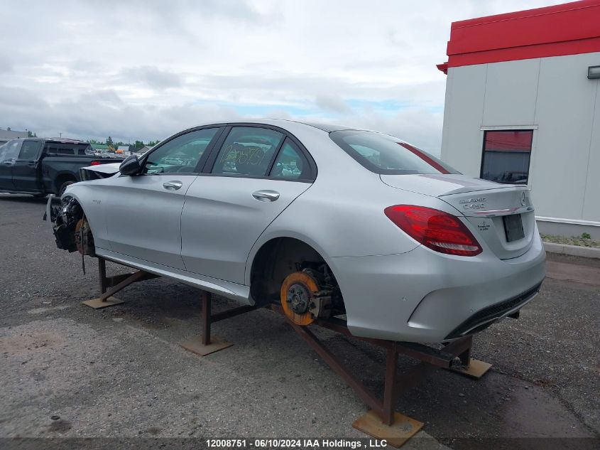 2016 Mercedes-Benz C 450 4Mati Amg VIN: 55SWF6EB6GU133622 Lot: 12008751