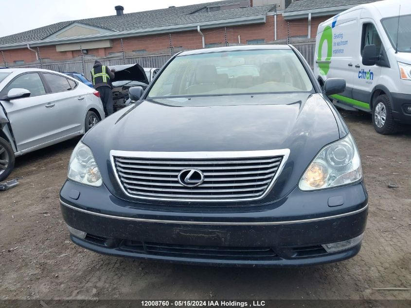 2006 Lexus Ls 430 VIN: JTHBN36F365037416 Lot: 12008760