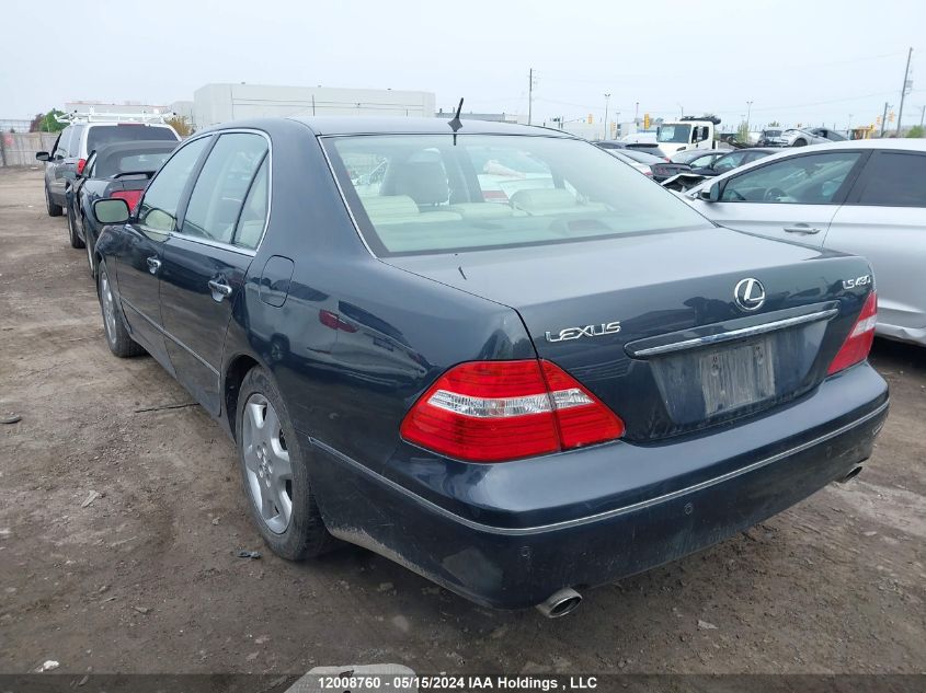 2006 Lexus Ls 430 VIN: JTHBN36F365037416 Lot: 12008760