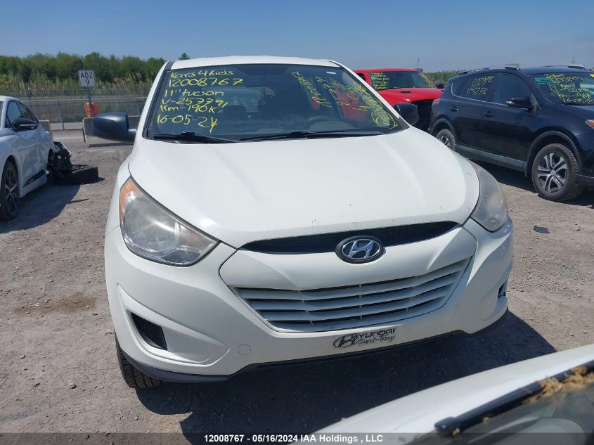 2011 Hyundai Tucson Gl/Gls VIN: KM8JT3AC6BU257791 Lot: 12008767