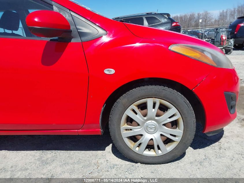 2011 Mazda Mazda2 VIN: JM1DE1HY3B0109185 Lot: 12008771