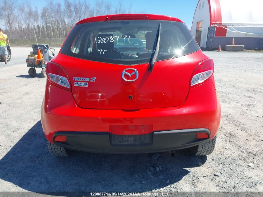 2011 Mazda Mazda2 VIN: JM1DE1HY3B0109185 Lot: 12008771