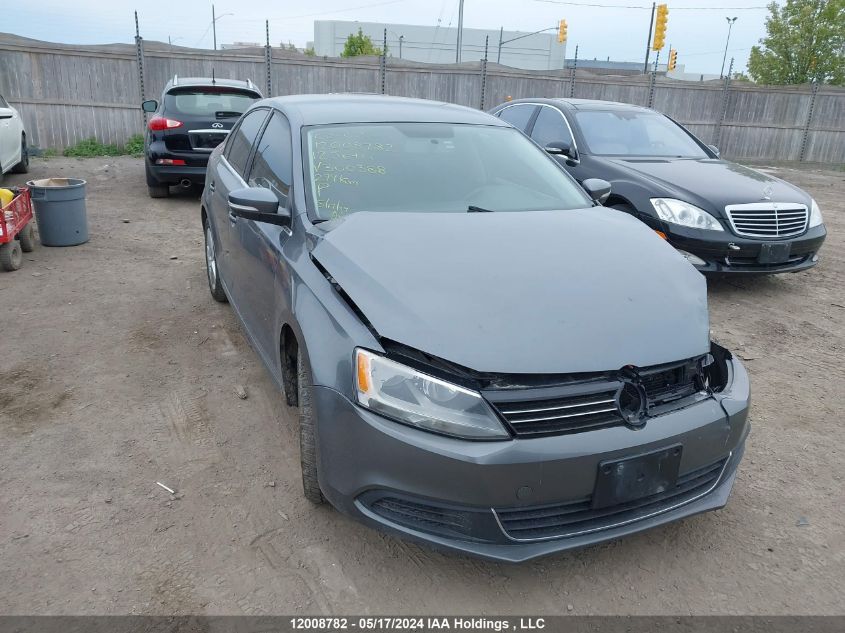 2012 Volkswagen Jetta Sedan VIN: 3VWDX7AJ0CM300388 Lot: 12008782