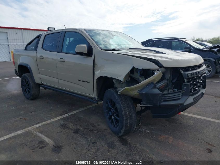 2021 Chevrolet Colorado VIN: 1GCGTEEN8M1269323 Lot: 12008785