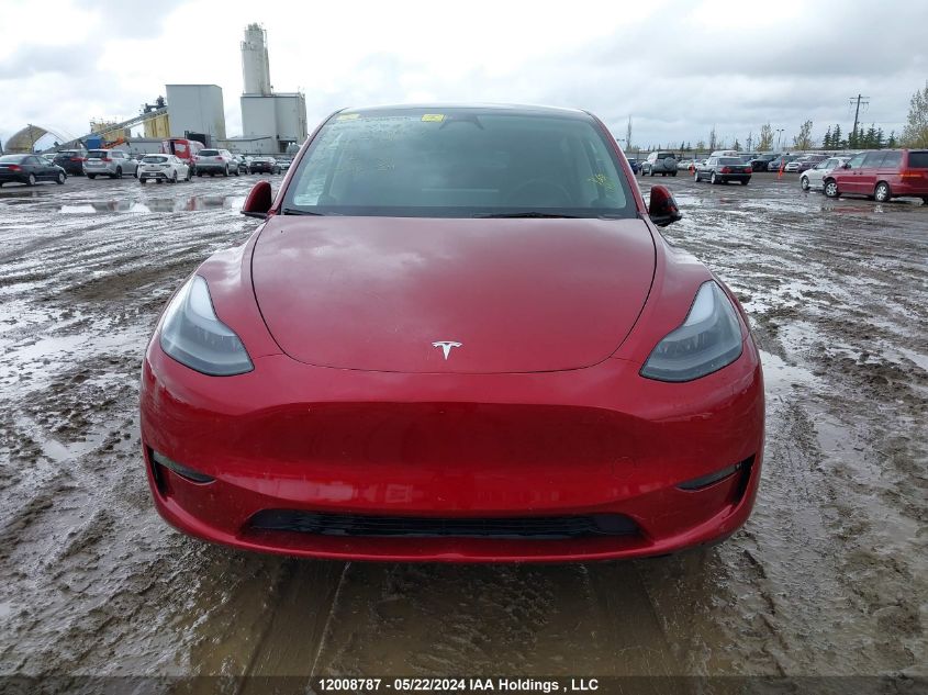 2024 Tesla Model Y VIN: 7SAYGDEE5RF040764 Lot: 12008787
