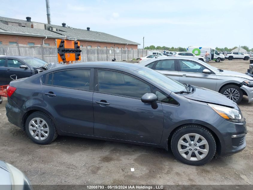 2017 Kia Rio VIN: KNADM4A39H6116082 Lot: 12008793