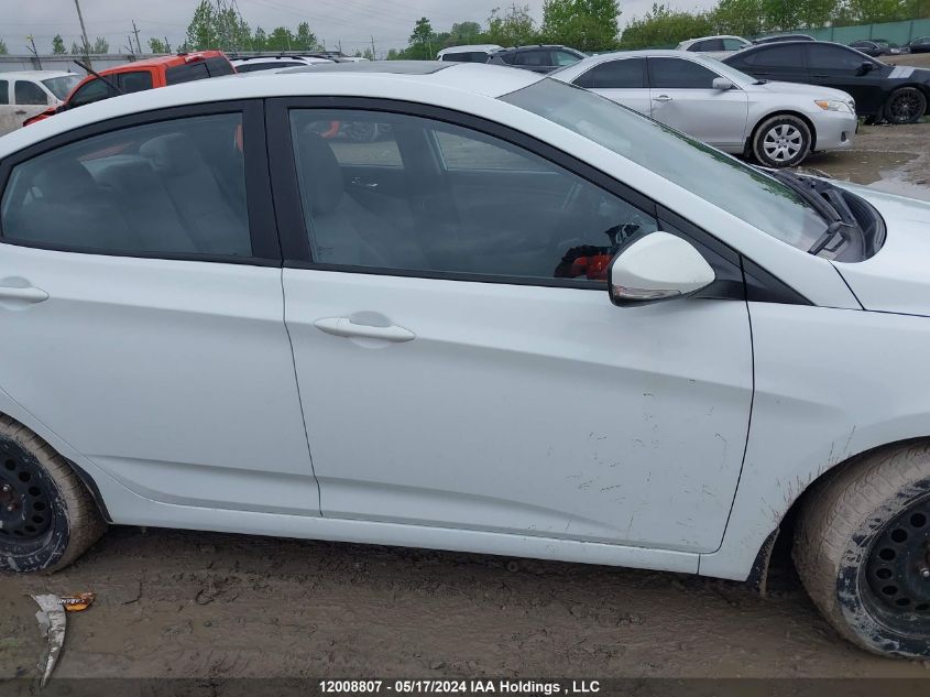 2013 Hyundai Accent Gls/Se VIN: KMHCU4AE9DU315330 Lot: 12008807