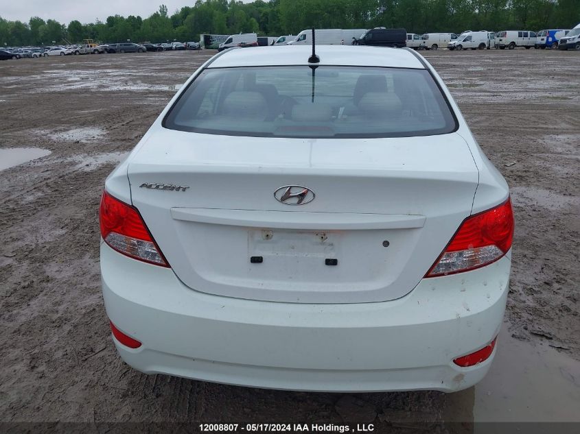 2013 Hyundai Accent Gls/Se VIN: KMHCU4AE9DU315330 Lot: 12008807