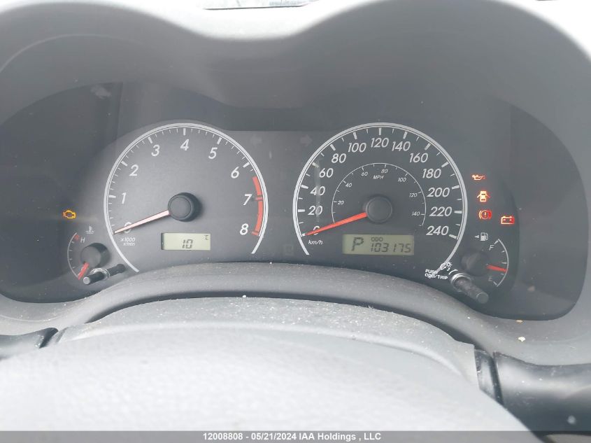 2010 Toyota Corolla Le VIN: 2T1BU4EE7AC329844 Lot: 12008808