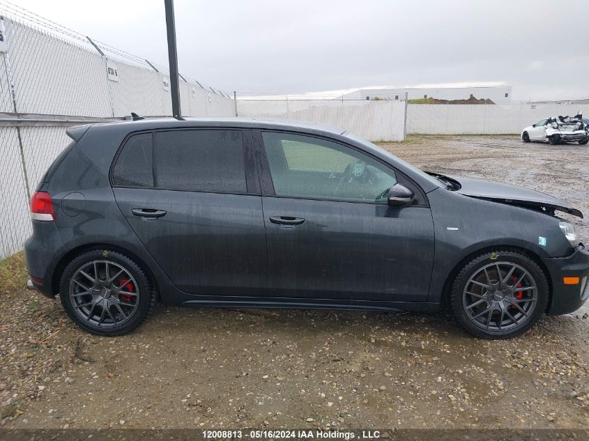 2013 Volkswagen Golf Gti VIN: WVWGV7AJ6DW120551 Lot: 12008813