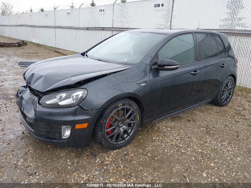 2013 Volkswagen Golf Gti VIN: WVWGV7AJ6DW120551 Lot: 12008813