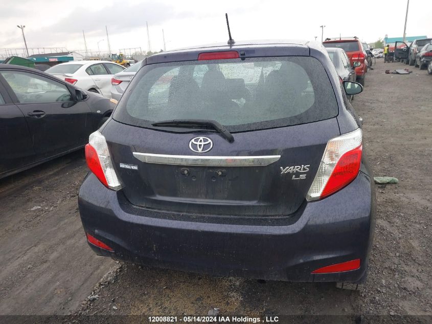 2014 Toyota Yaris Le VIN: VNKKTUD3XEA013472 Lot: 12008821