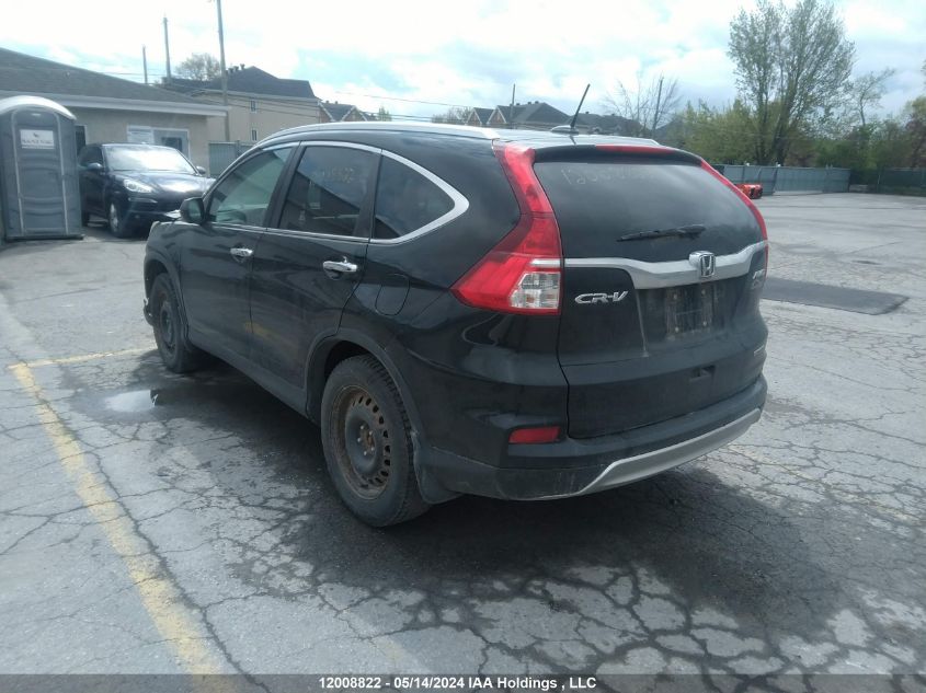 2015 Honda Cr-V Touring VIN: 5J6RM4H98FL804568 Lot: 12008822