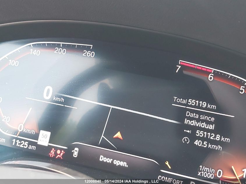 2022 BMW X3 3.0I VIN: 5UX53DP09N9K48579 Lot: 12008840