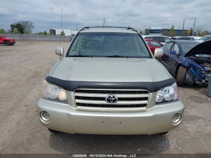 2003 Toyota Highlander VIN: JTEHF21A630132698 Lot: 12008845