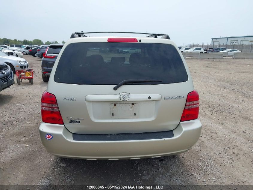 2003 Toyota Highlander VIN: JTEHF21A630132698 Lot: 12008845