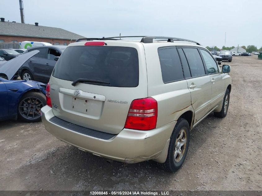 2003 Toyota Highlander VIN: JTEHF21A630132698 Lot: 12008845