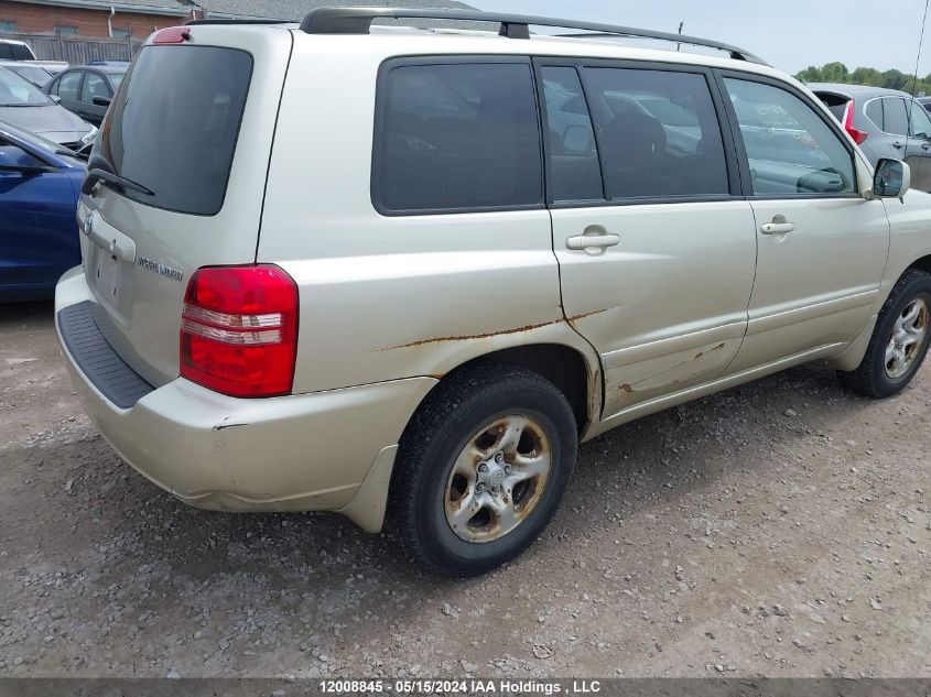 2003 Toyota Highlander VIN: JTEHF21A630132698 Lot: 12008845