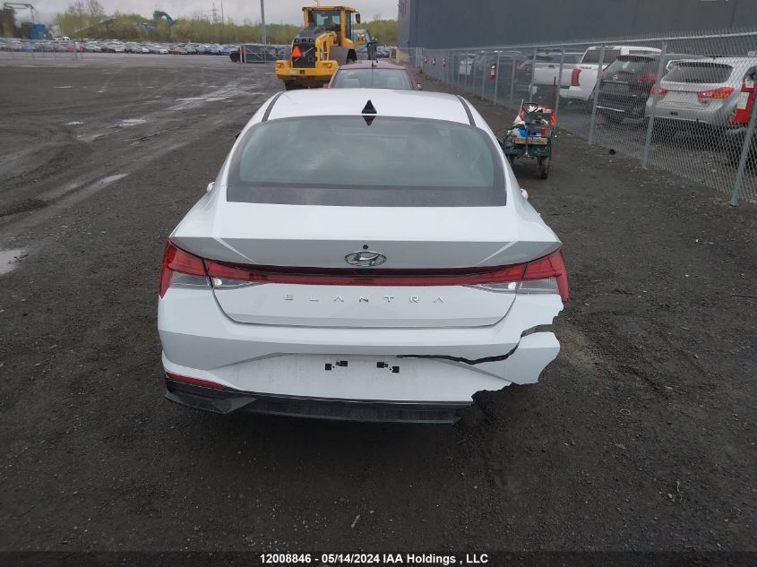 2021 Hyundai Elantra Ultimate Ivt VIN: KMHLN4AG6MU168219 Lot: 12008846