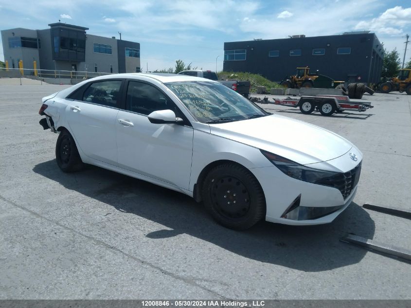 2021 Hyundai Elantra Ultimate Ivt VIN: KMHLN4AG6MU168219 Lot: 12008846