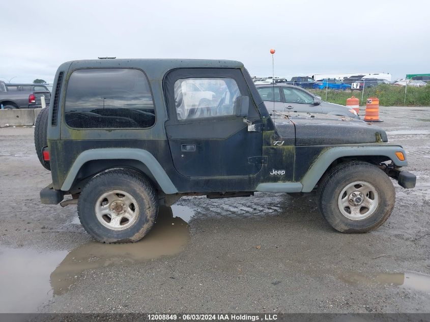 1997 Jeep Wrangler / Tj Se VIN: 1J4FY29P2VP490934 Lot: 12008849