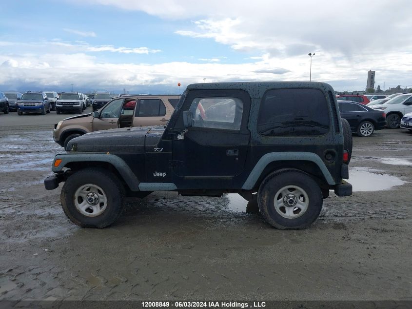 1997 Jeep Wrangler / Tj Se VIN: 1J4FY29P2VP490934 Lot: 12008849