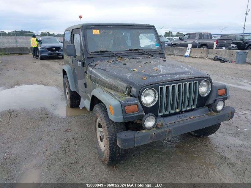 1997 Jeep Wrangler / Tj Se VIN: 1J4FY29P2VP490934 Lot: 12008849