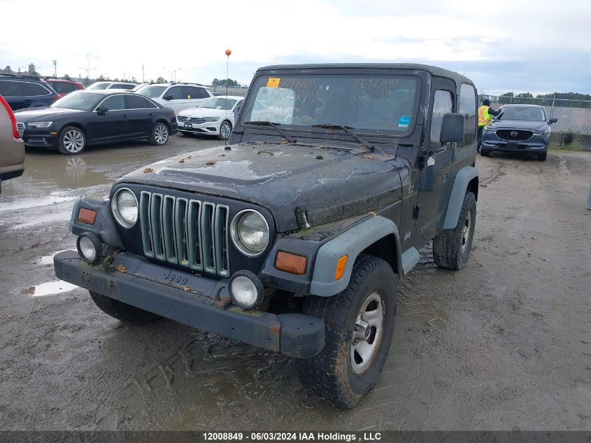 1997 Jeep Wrangler / Tj Se VIN: 1J4FY29P2VP490934 Lot: 12008849