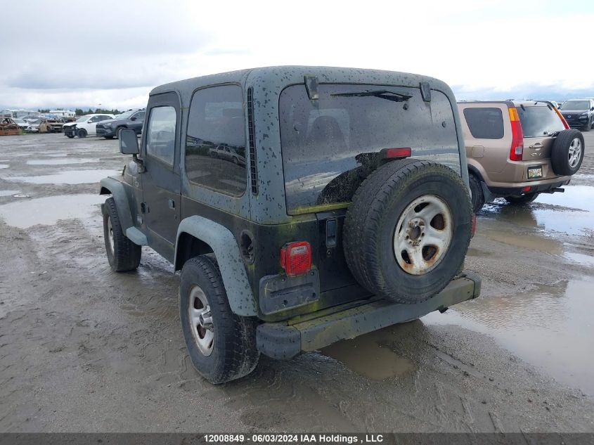 1997 Jeep Wrangler / Tj Se VIN: 1J4FY29P2VP490934 Lot: 12008849